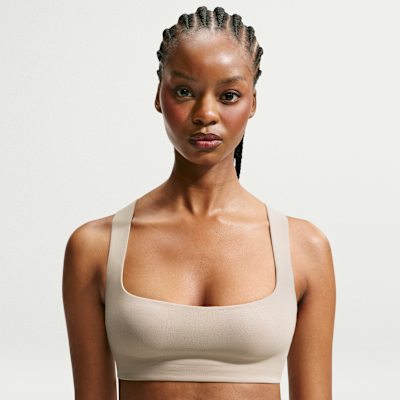 NikeSKIMS Matte プリント ロングライン コルセット ブラ XS NIKE公式】NikeSKIMS Studio Stretch ウィメンズ スクエアネック ブラ
